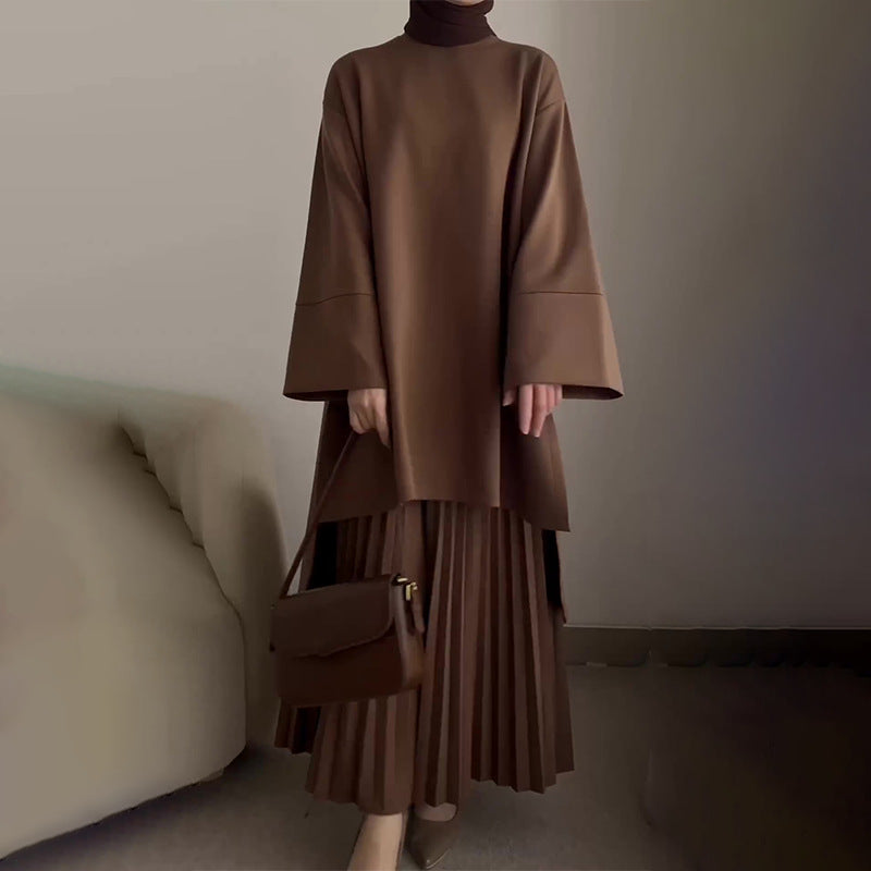 Cassiane | Pleated Two-Piece Set