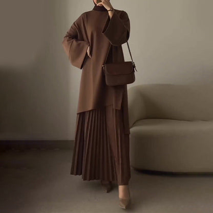 Cassiane | Pleated Two-Piece Set