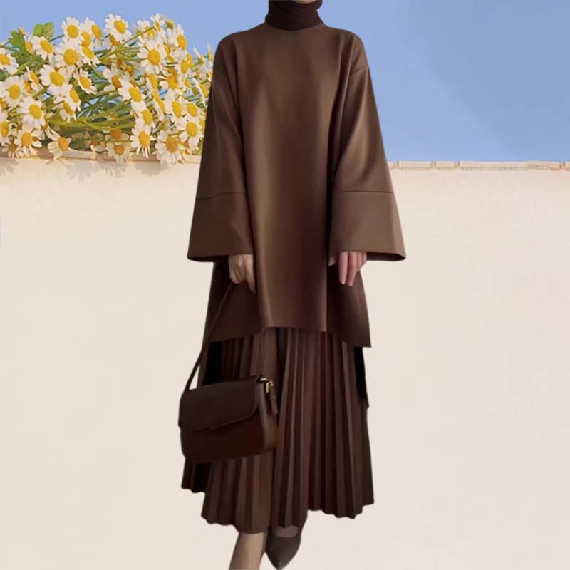 Cassiane | Pleated Two-Piece Set