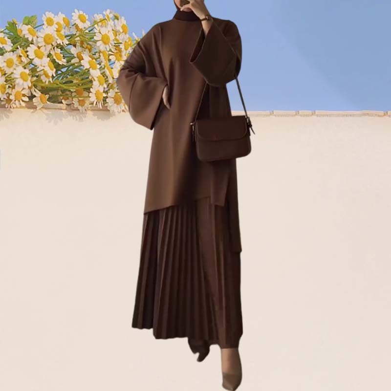 Cassiane | Pleated Two-Piece Set