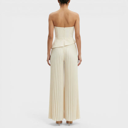 Elegant cream occasion jumpsuit