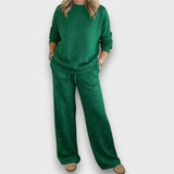 Long-sleeve lounge set for women