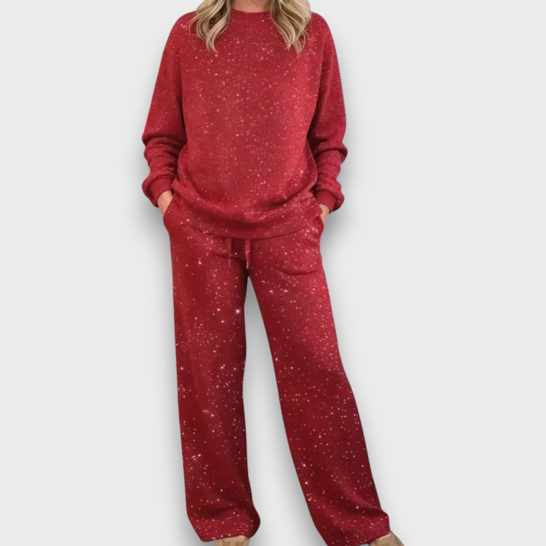 Long-sleeve lounge set for women view 2