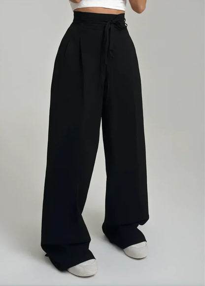 Nerys high-waist belted wide-leg trousers, view 9