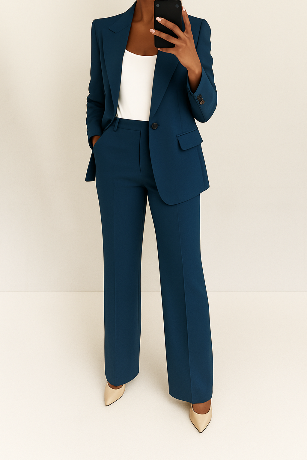 Clarivelle | Tailored Two-Piece Blazer and Trouser Set