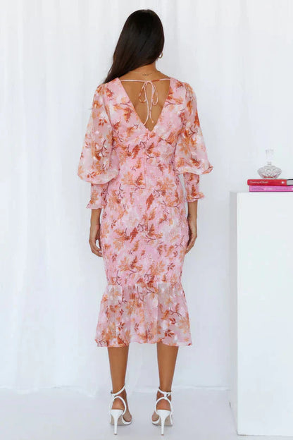 Vivienne | Floral Maxi Wedding Guest Dress