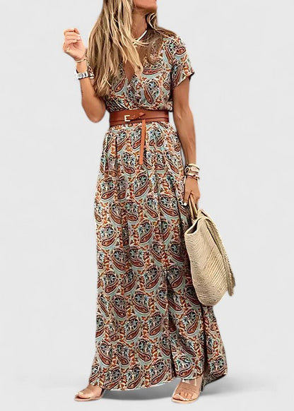 Marisol | Printed Boho Maxi Dress
