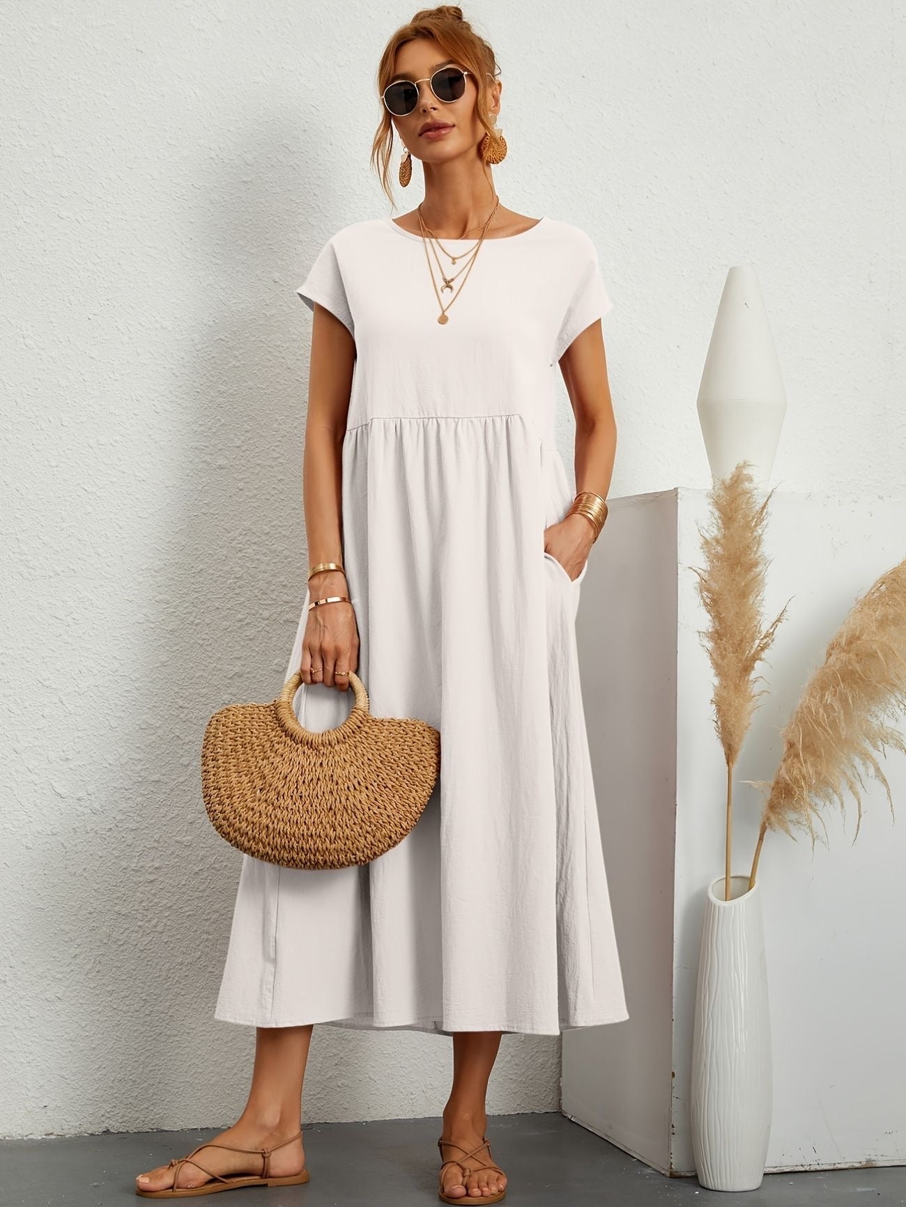 Calanthe | Smocked Maxi Dress