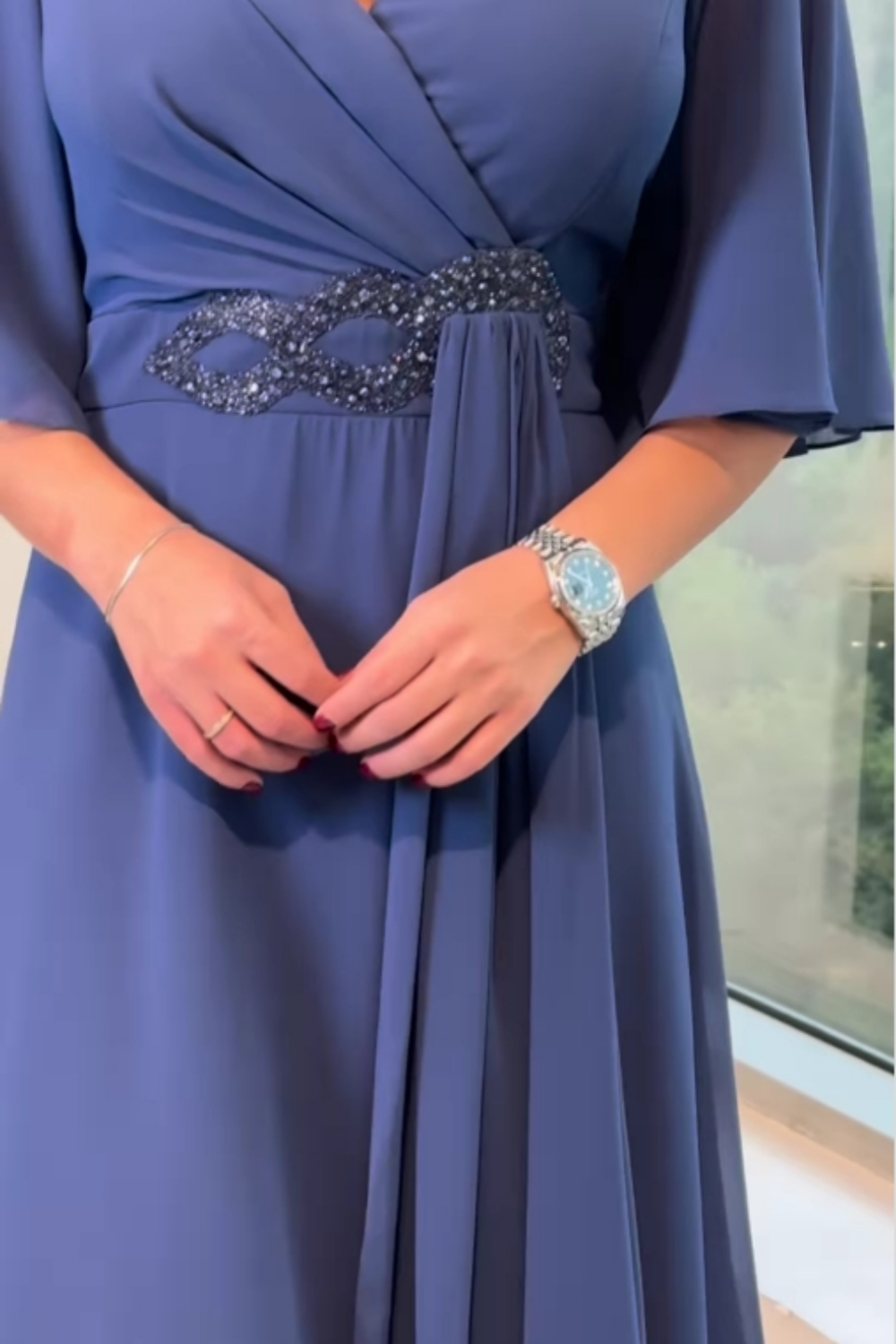 Ophelienne | V-Neck Maxi Dress