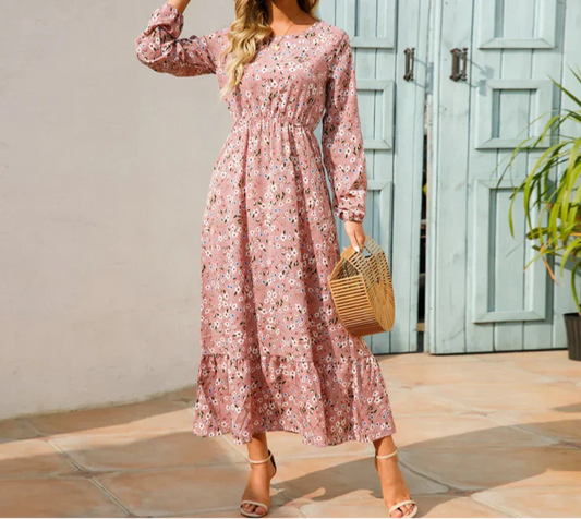 Elspeth | Floral Smocked Maxi Dress