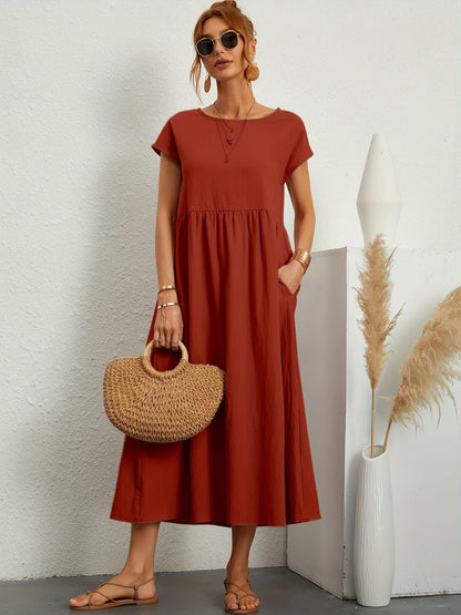 Calanthe | Smocked Maxi Dress