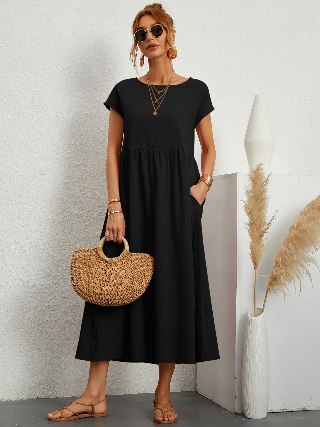 Calanthe | Smocked Maxi Dress
