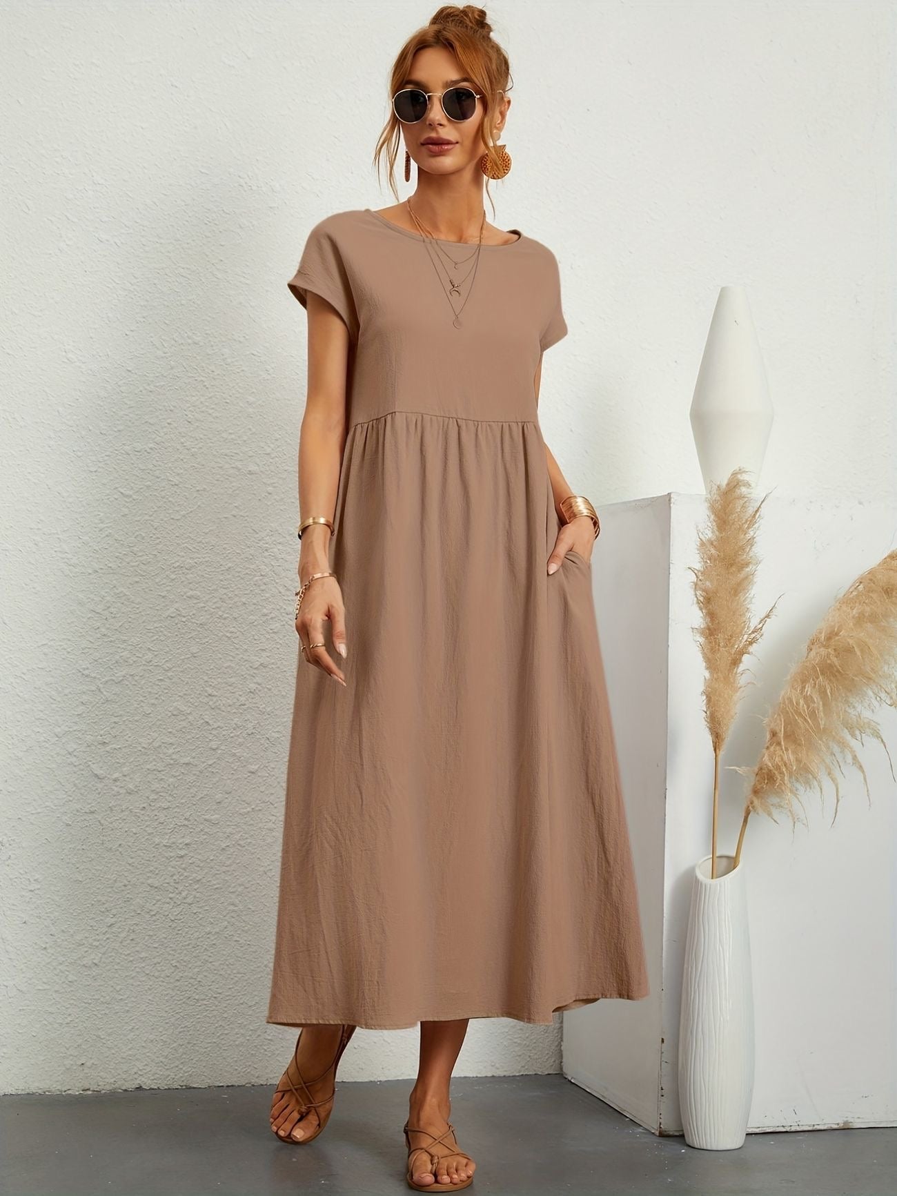 Calanthe | Smocked Maxi Dress