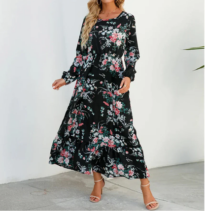 Elspeth | Floral Smocked Maxi Dress