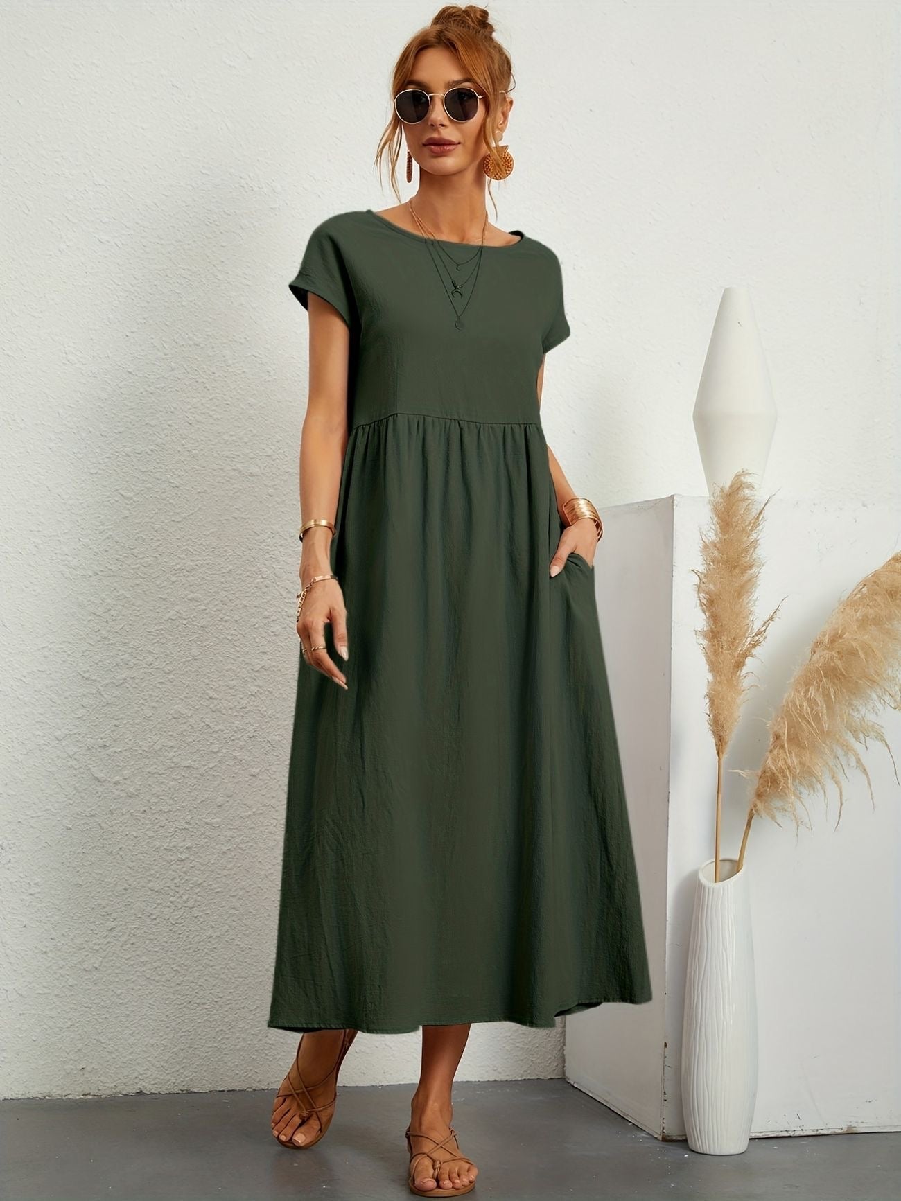calanthe maxi dress PRINT SIZE:48