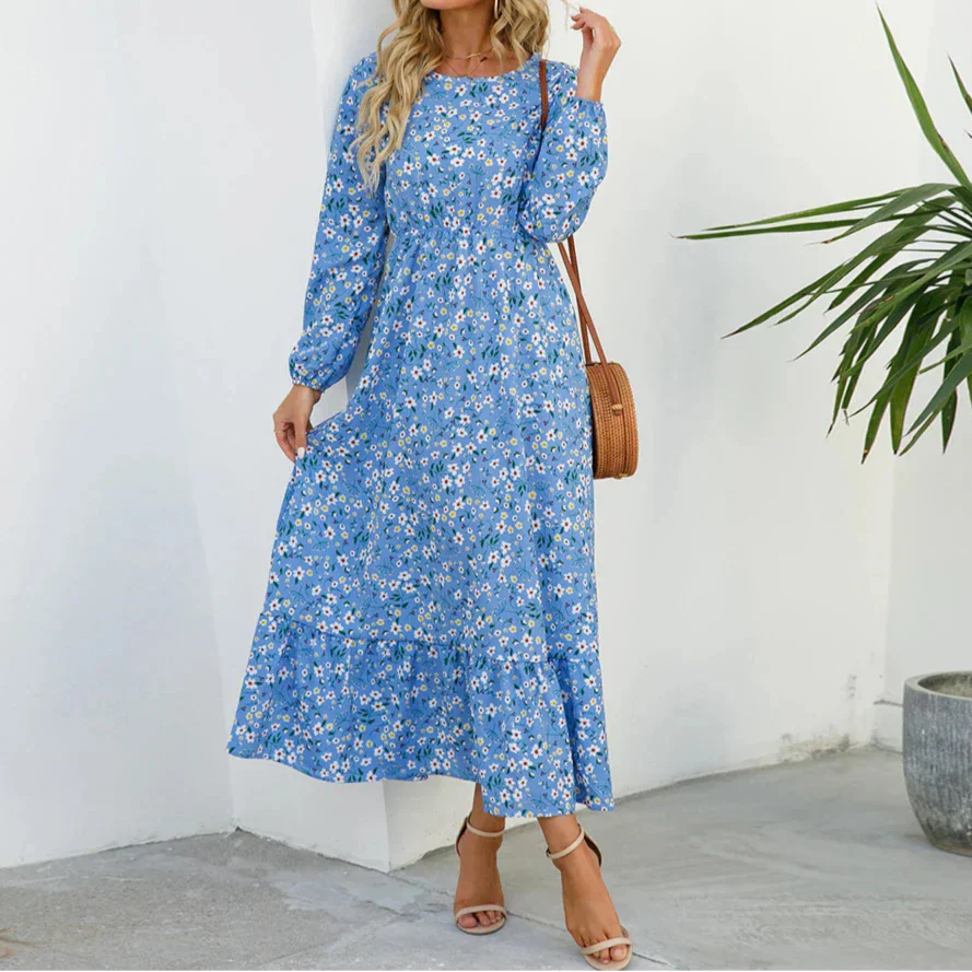 Elspeth | Floral Smocked Maxi Dress