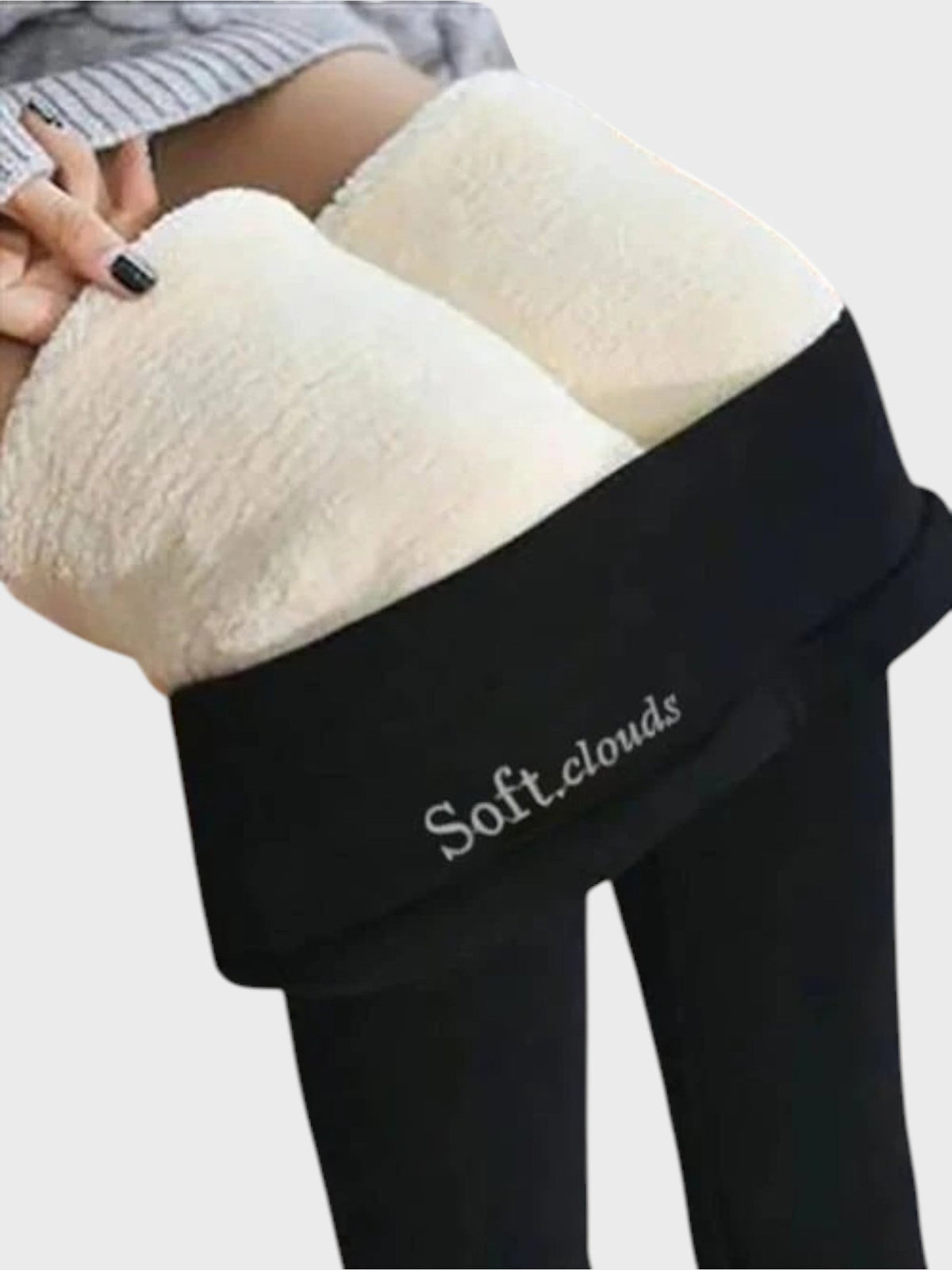 Oona fleece-lined thermal leggings, view 3