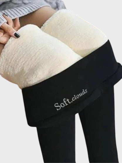 Oona fleece-lined thermal leggings, view 3