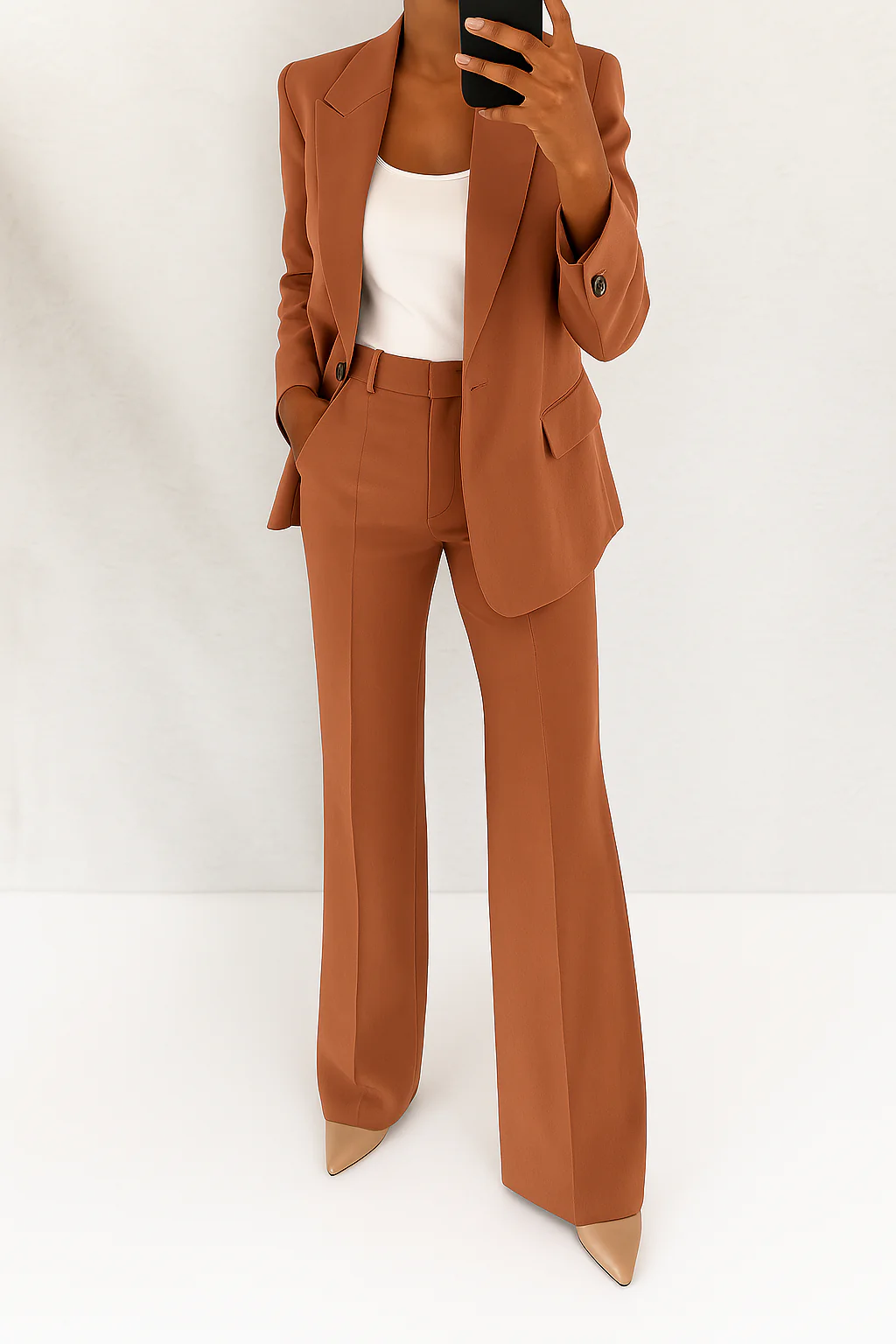 Clarivelle | Tailored Two-Piece Blazer and Trouser Set