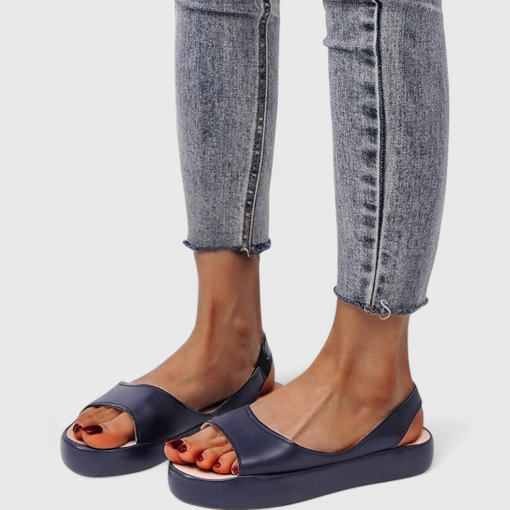 Eden cushioned comfort sandals styled outfit
