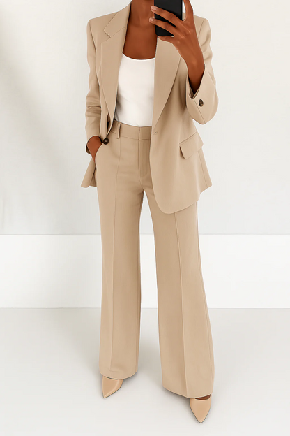 Clarivelle | Tailored Two-Piece Blazer and Trouser Set