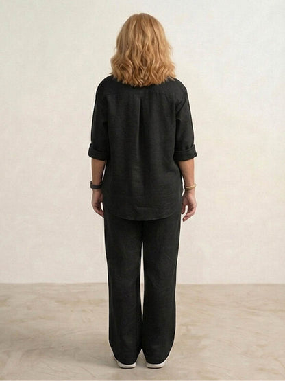 Sabeau | Button-Down Shirt & Trouser Set
