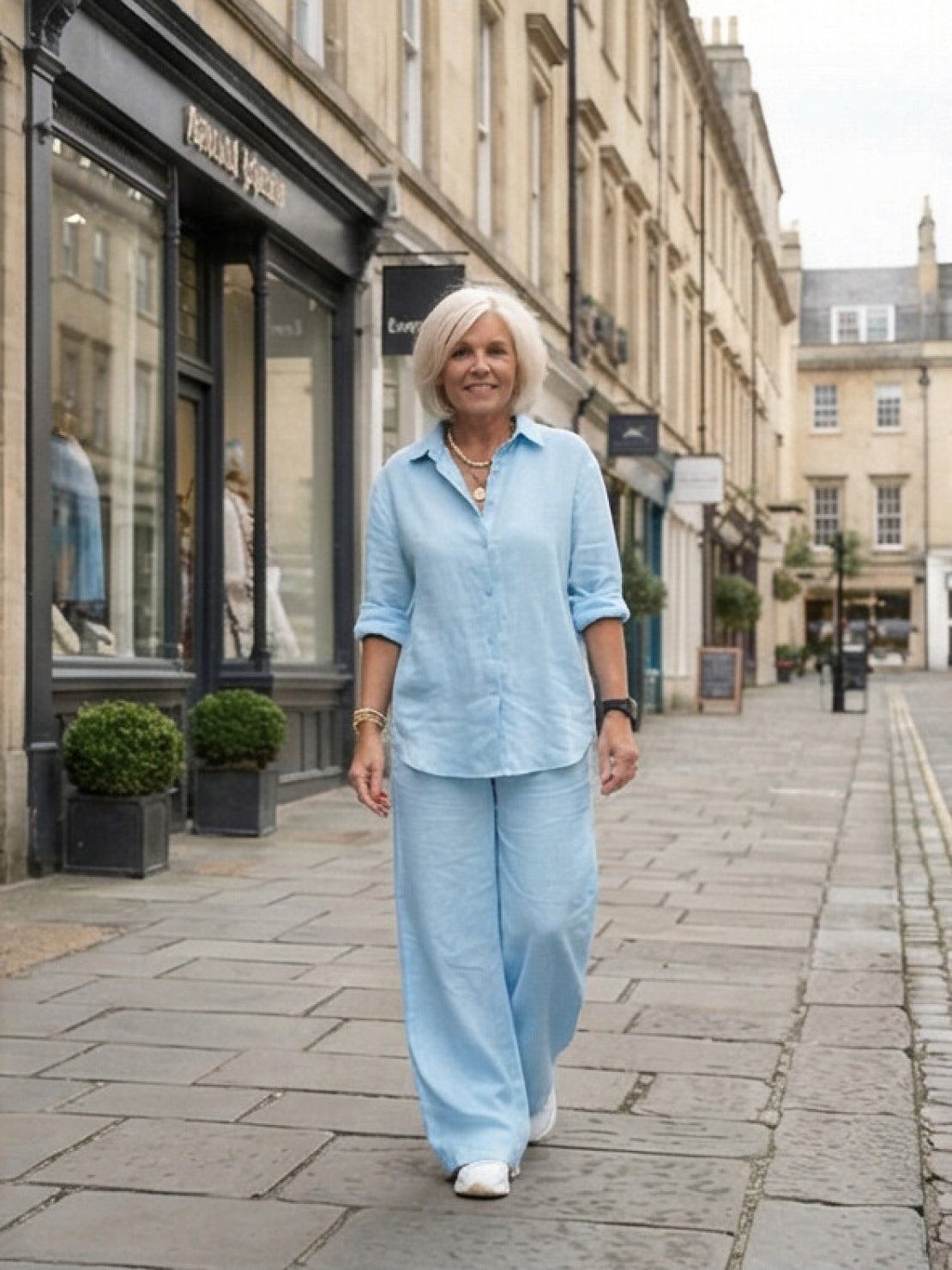 Sabeau | Button-Down Shirt & Trouser Set