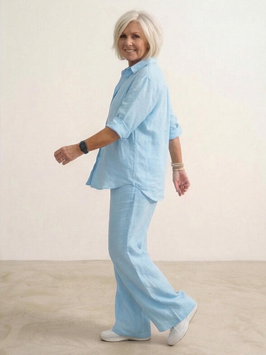 Sabeau | Button-Down Shirt & Trouser Set