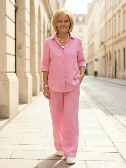 Sabeau | Button-Down Shirt & Trouser Set