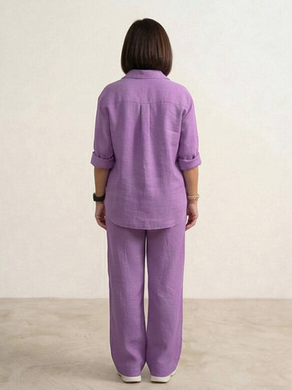 Sabeau | Button-Down Shirt & Trouser Set