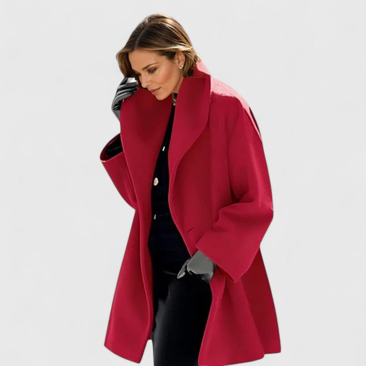 Kirsten minimalist relaxed winter coat for women