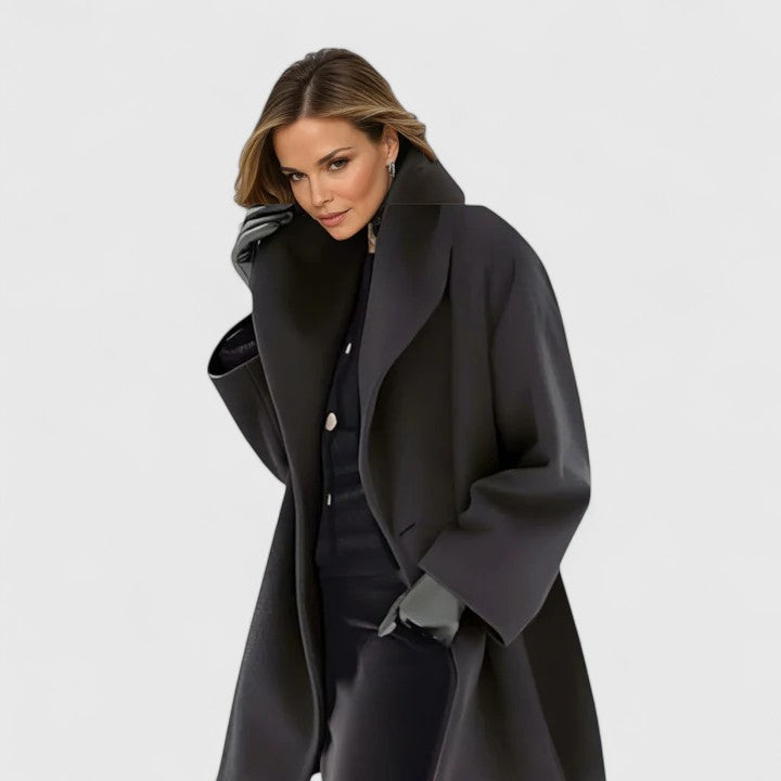 Kirsten minimalist relaxed winter coat, view 2