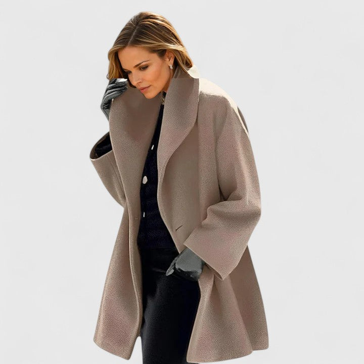 Kirsten minimalist relaxed winter coat, view 5