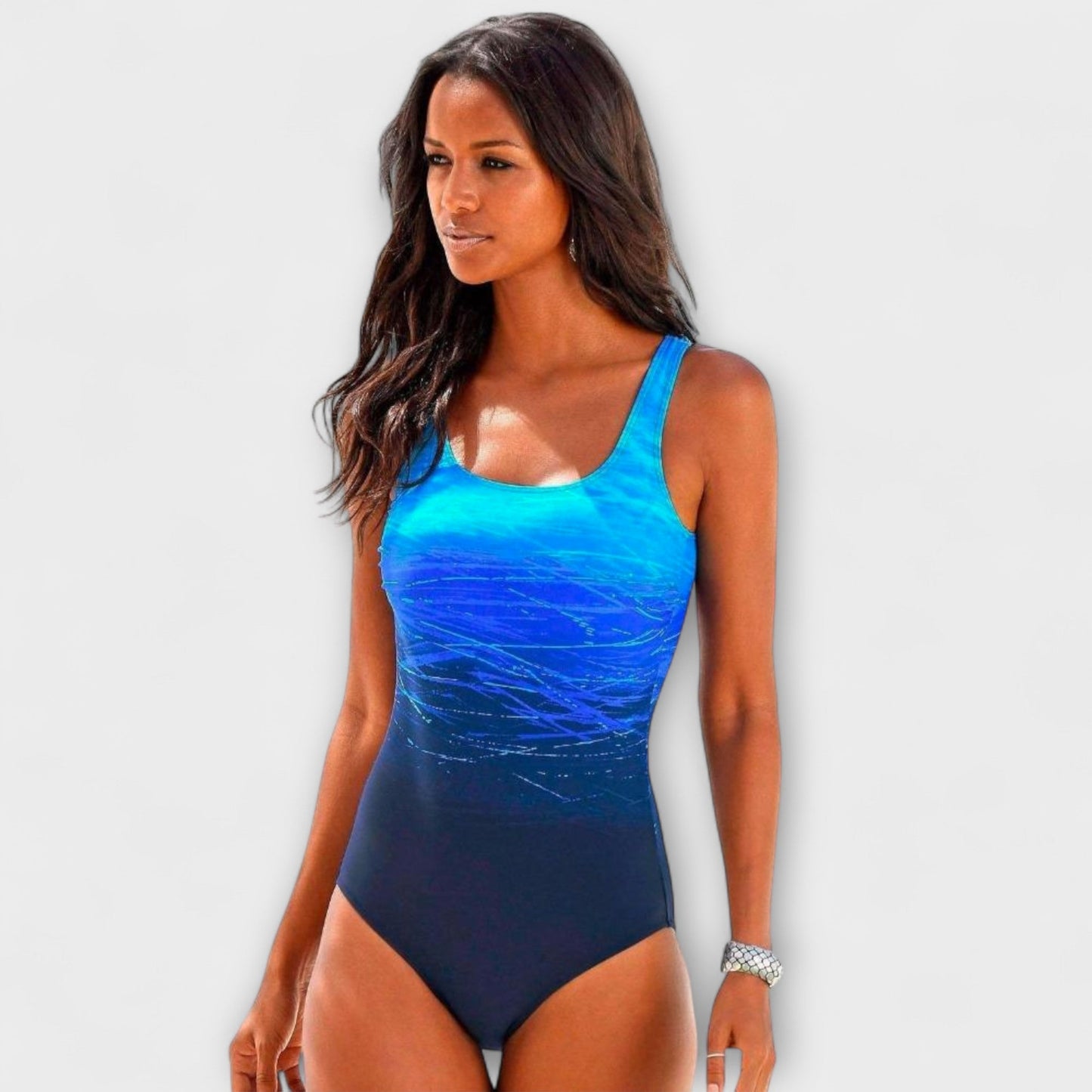 Aria | Ombre Sporty One-Piece Swimsuit