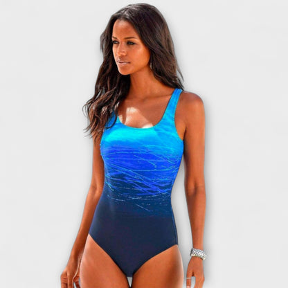 Aria | Ombre Sporty One-Piece Swimsuit