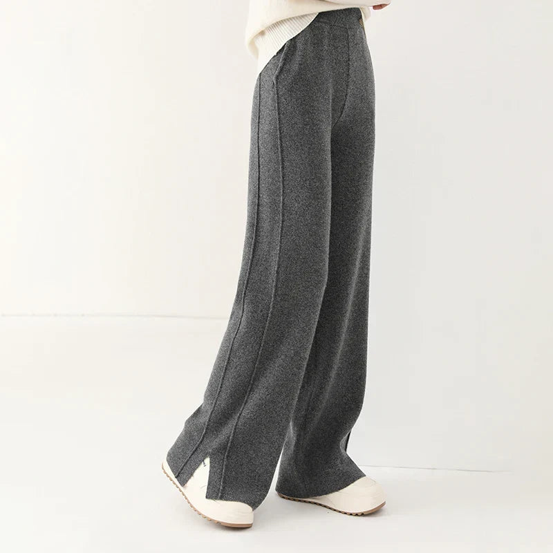 Merino wool sweatpants for women view 2