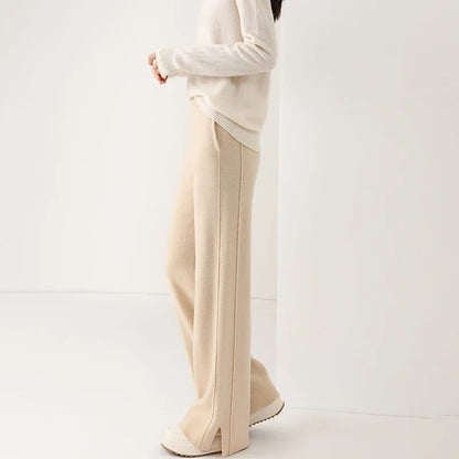 Merino wool sweatpants for women view 3