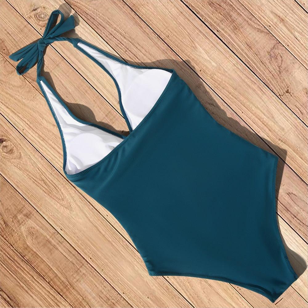 Camila | Backless Push-Up One-Piece Swimsuit