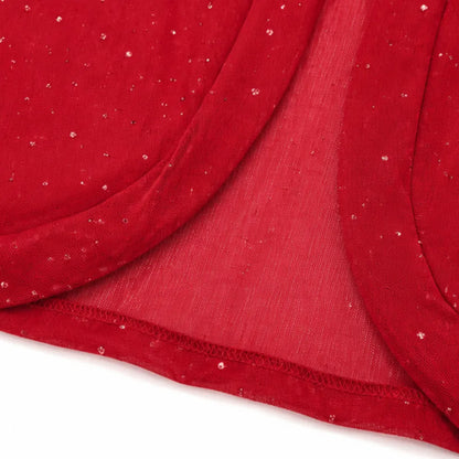 Sparkly cropped bolero shrug, view 9