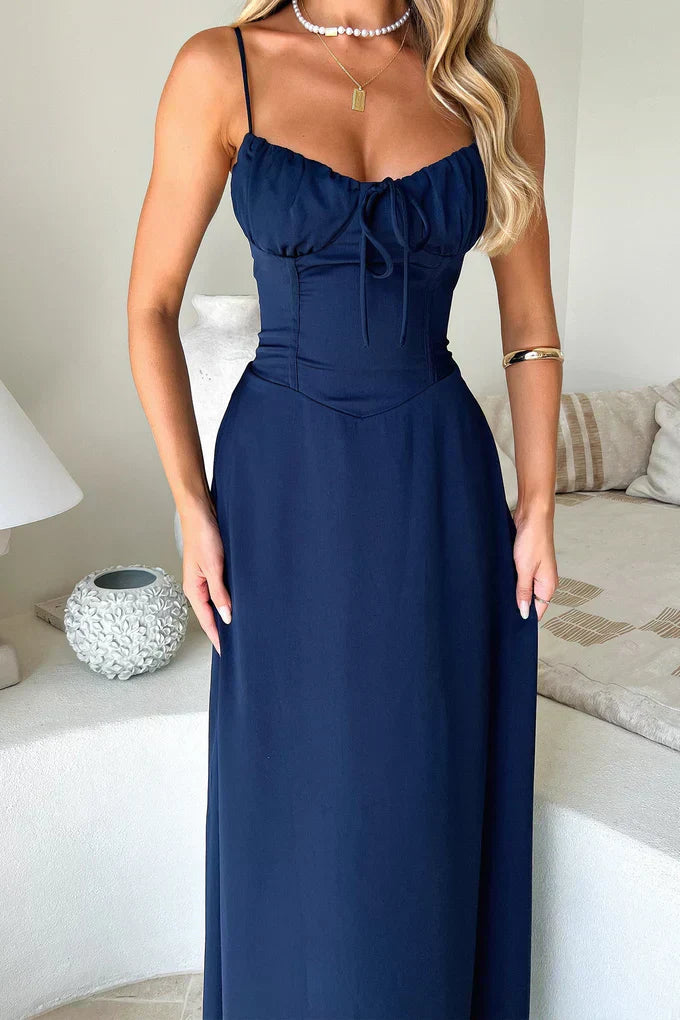 Annabella | Spaghetti Strap Wrap Maxi Dress