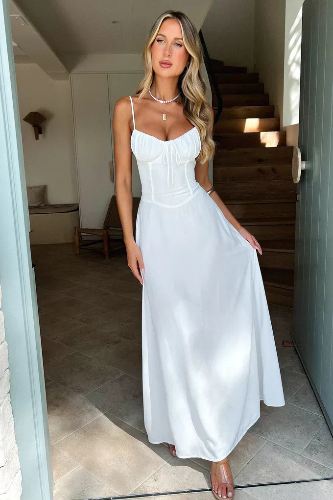 Annabella | Spaghetti Strap Wrap Maxi Dress
