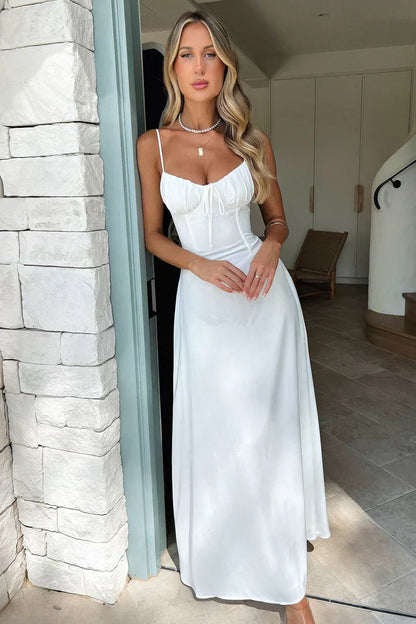Annabella | Spaghetti Strap Wrap Maxi Dress
