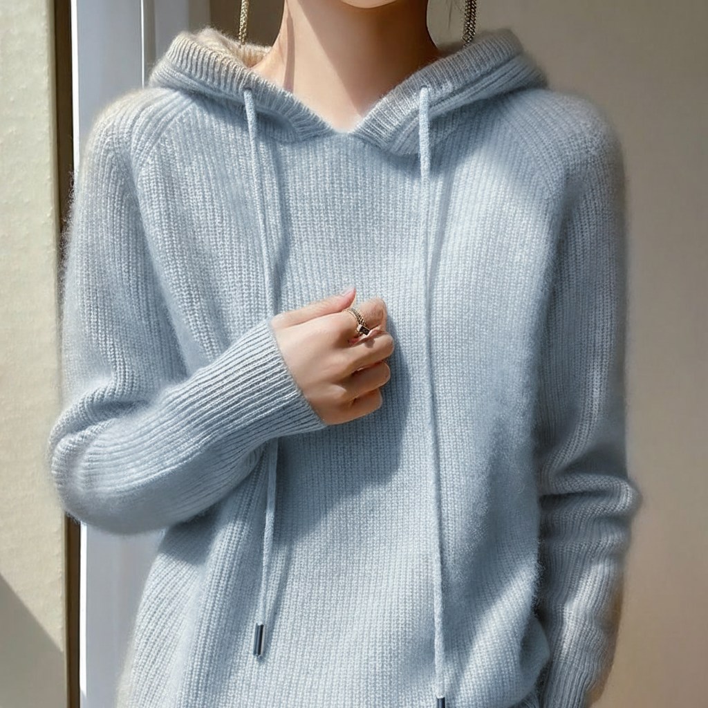 Roxane women's soft-touch draped hoodie