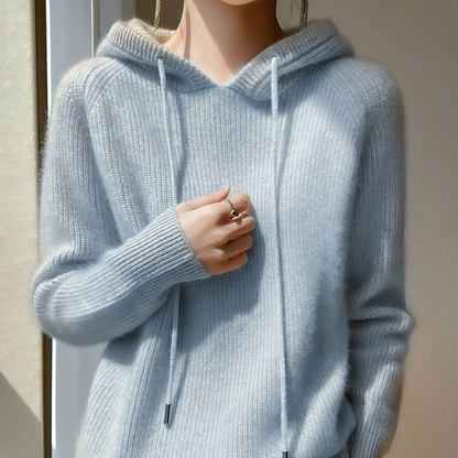 Roxane women's soft-touch draped hoodie