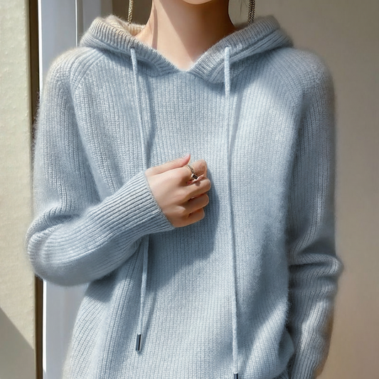 Roxane women's soft-touch draped hoodie