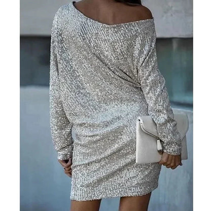 Celestine sequin party dress detail