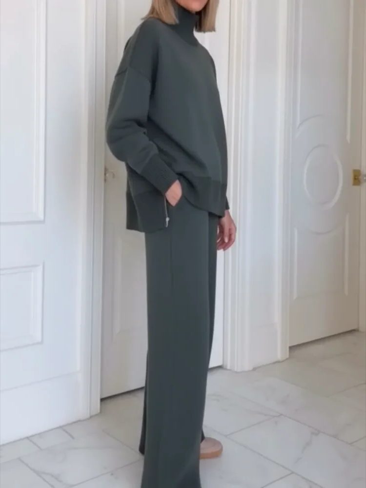 Turtleneck lounge set, view 3