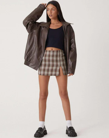Oversized bomber jacket for women view 3