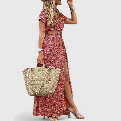Marisol | Printed Boho Maxi Dress
