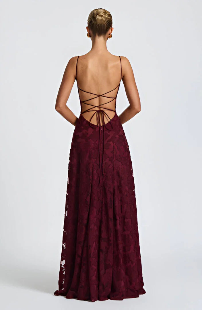 Romantic floral maxi dress